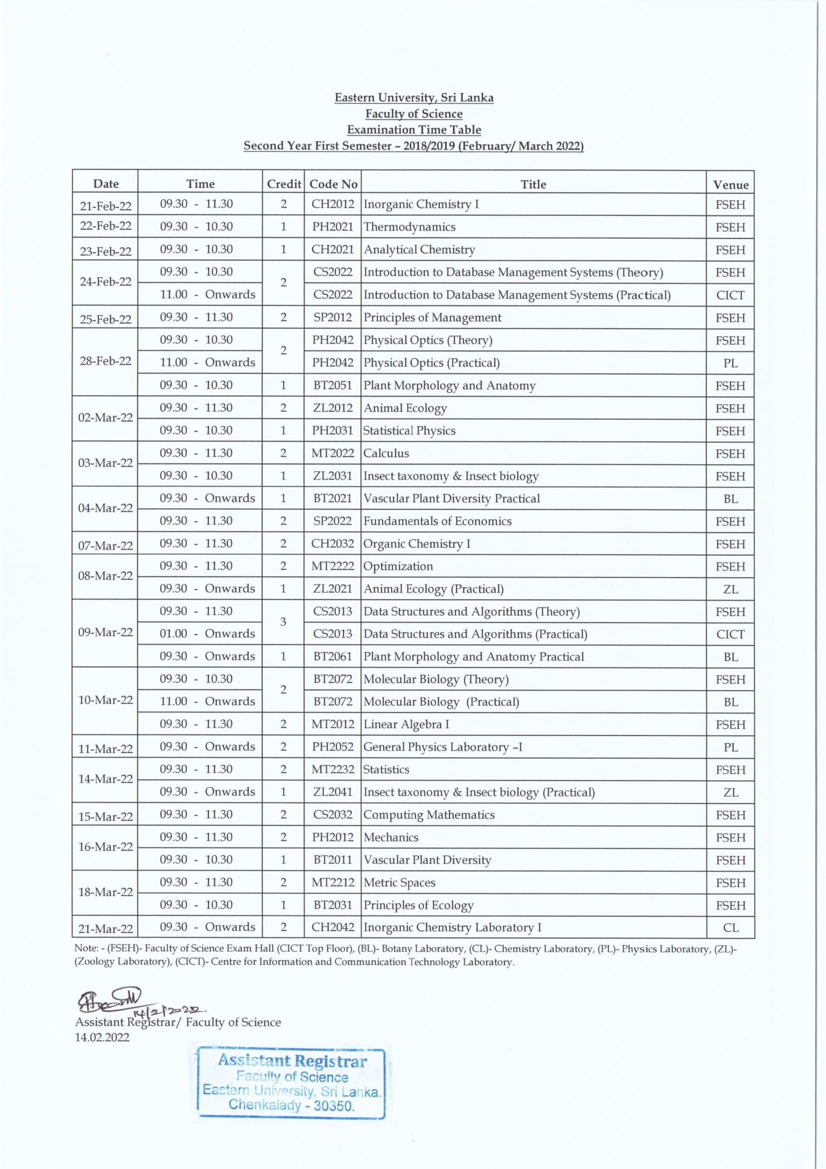 Second Year First Semester Examination in Science 2018 2019 1-1_0.jpg